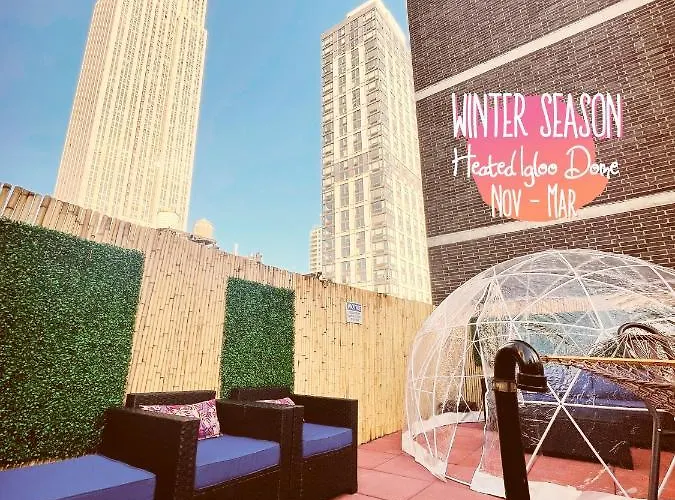 Hotel And The City, Rooftop City View New York, Stati Uniti